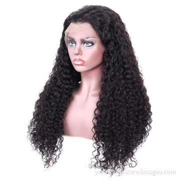 Wholesale Brazilian Virgin Hair Lace Front Wig Deep, Unprocessed Remy Hair 13*4 Lace Front Wigs For Black Women
